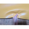 Demi-peau de cuir de veau BOX lisse - tannage ferme - paille - cuir en stock