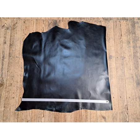 peau de cuir de veau BOX lisse - tannage ferme - noir - cuirenstock