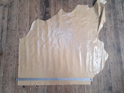 Morceau de cuir de vachette ciré pullup - Beige - A - Cuirenstock
