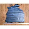 chèvre métallisée - bleu - cuir en stock