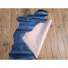 chèvre métallisée - bleu - cuirenstock