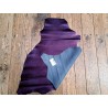 Peau de cuir de chèvre métallisée - Violet