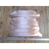 Peau de cuir de chèvre métallisée - Rose pastel