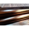 Peau de cuir de chèvre métallisé - bronze - Cuir en stock
