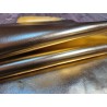 Peau de cuir de chèvre métallisé - gold - Cuir en Stock