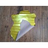 Peau de cuir de chèvre métallisé - jaune - Cuirenstock