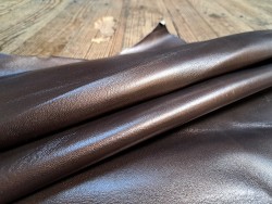 Chèvre métallisée - marron - cuirenstock
