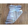 Chèvre métallisée holographique - Gris  - Maroquinerie - Cuir en Stock