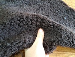 Peau de cuir mouton lainé - Choix écart - A - Cuirenstock