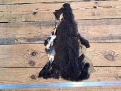 Peau de mouton lainé - CHOIX ÉCART - C - Cuir en Stock
