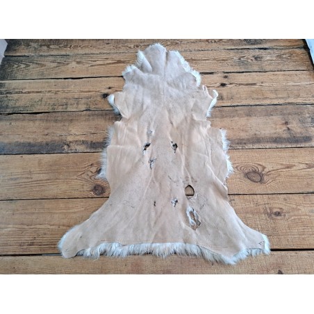Peau de de cuir de mouton lainé - Choix écart - D - Cuir en Stock