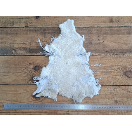 Peau de cuir de mouton lainé - Choix écart - F - Cuirenstock