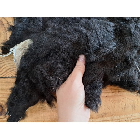Peau de mouton lainé - CHOIX ÉCART - G - Cuir en stock