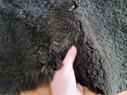 Peau de mouton lainé - CHOIX ÉCART - H - Cuir en stock