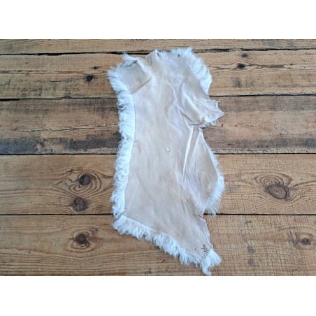 Peau de cui de mouton lainé - Choix écart - i - Cuir en Stock