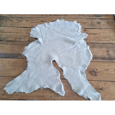 Peau de mouton lainé beige - CHOIX ÉCART - K - Cuir en Stock