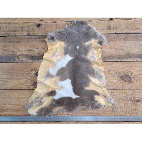 Peau de cuir de mouton lainé - Choix écart - L - Cuirenstock
