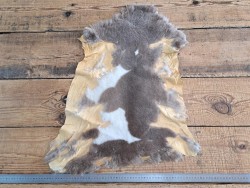 Peau de cuir de mouton lainé - Choix écart - L - Cuirenstock
