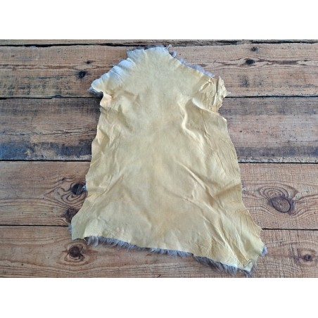 Peau de cuir de mouton lainé - Choix écart - L - Cuirenstock