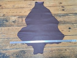 Peau de cuir de kangourou bordeaux mat - maroquinerie - Cuirenstock