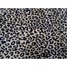 Peau de veau velours - grain léopard - sable - cuir en stock