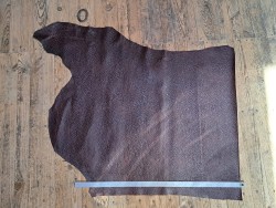 morceau veau - pullup - grain cailloux - cuir en stock