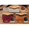 Kit prêt à coudre – Porte-cartes en cuir DIY - Le Précieux – Spécial débutant - Cuir en Stock