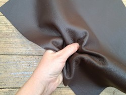 morceau vachette - cuir luxe - marron - prêt à l'emploi - Cuirenstock