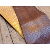 2 peaux de cuir de serpent - B - Cuir en Stock