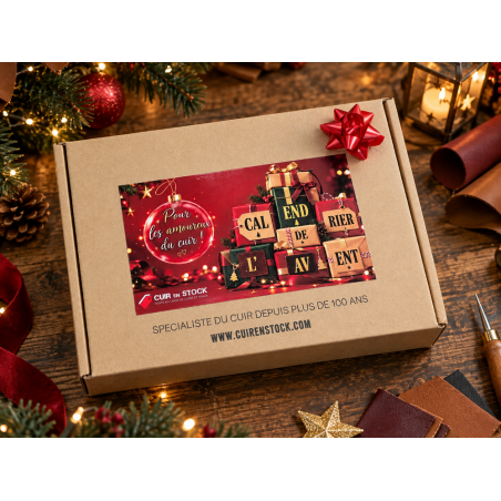Calendrier de l’Avent Cuir 2026 – 24 surprises, cuirs & kits DIY - Cuir en Stock