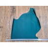 Demi-peau de cuir de vachette tannage ferme - vert malachite - cuir en stock