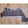 Demi-peau de cuir de vachette tannage ferme - châtaigne  - cuir en stock