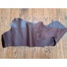 Morceau de cuir de vachette grainée - Châtaigne - Cuir en Stock