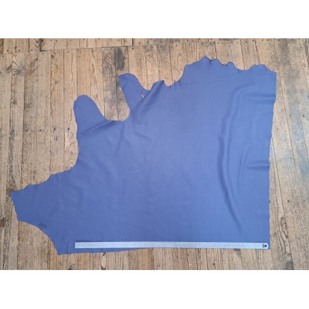 Peau de cuir de vache - ameublement - bleu lavande - Cuirenstock