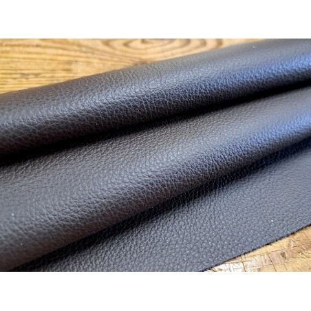 morceau vachette - cuir luxe - marron - prêt à l'emploi - cuir en stock