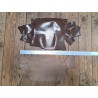 Lot de 2 peaux de cuir de lézard - E -  Cuirenstock