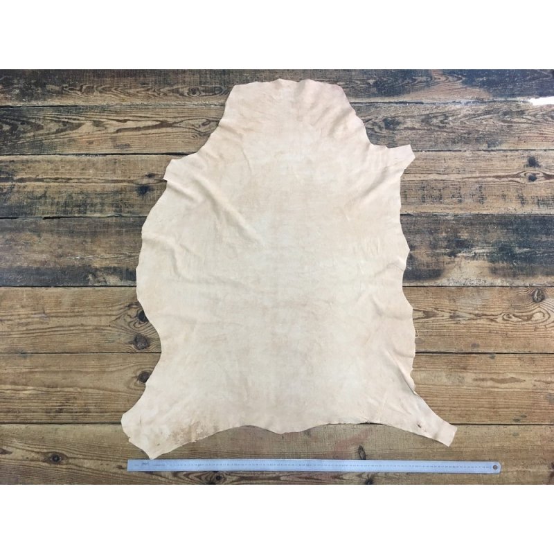Peau d'agneau velours et nubuck beige miel cuir en stock Peau d'agneau velours et nubuck beige miel cuir en stock
