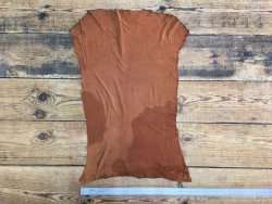 peau d'agneau velours cognac cuir en stock