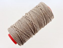 Bobine de fil de lin naturel tressé couture main Cuir en stock