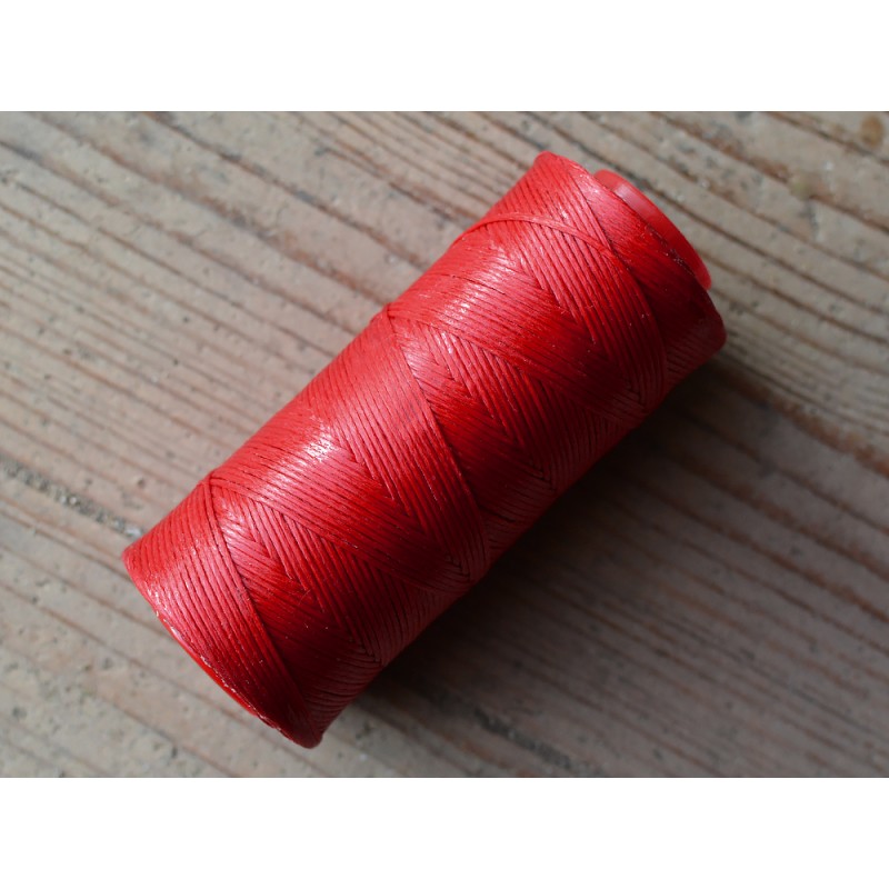 2 Bobines 500 mètres Polyester Coloris Rouge Flamme Fil à Coudre