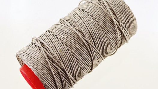 Bobine de fil de lin naturel torsadé qualité pro couture main Cuir en Stock