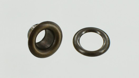 Œillets en laiton finition bronze taille O3 - Cuir en Stock