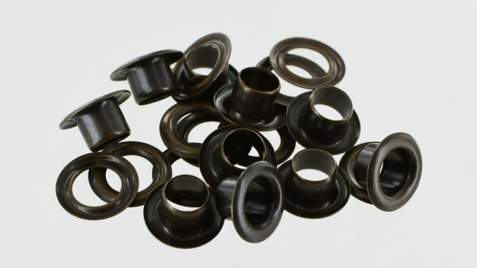 Œillets finition bronze 11 mm maroquinerie - Cuir en Stock