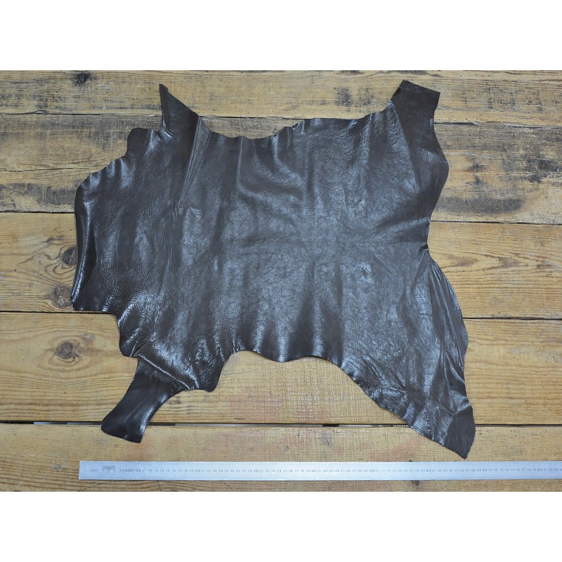 Peau de cuir de buffle brun - Cuir en Stock Peau de cuir de buffle brun - Cuir en Stock