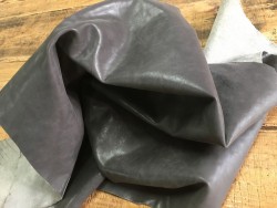 Tannage souple cuir de buffle naturel végétal gris cuirenstock