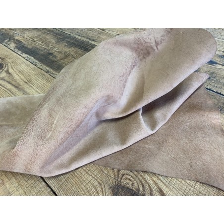 Cuir de chèvre tannage végétal nubuck naturel Cuirenstock