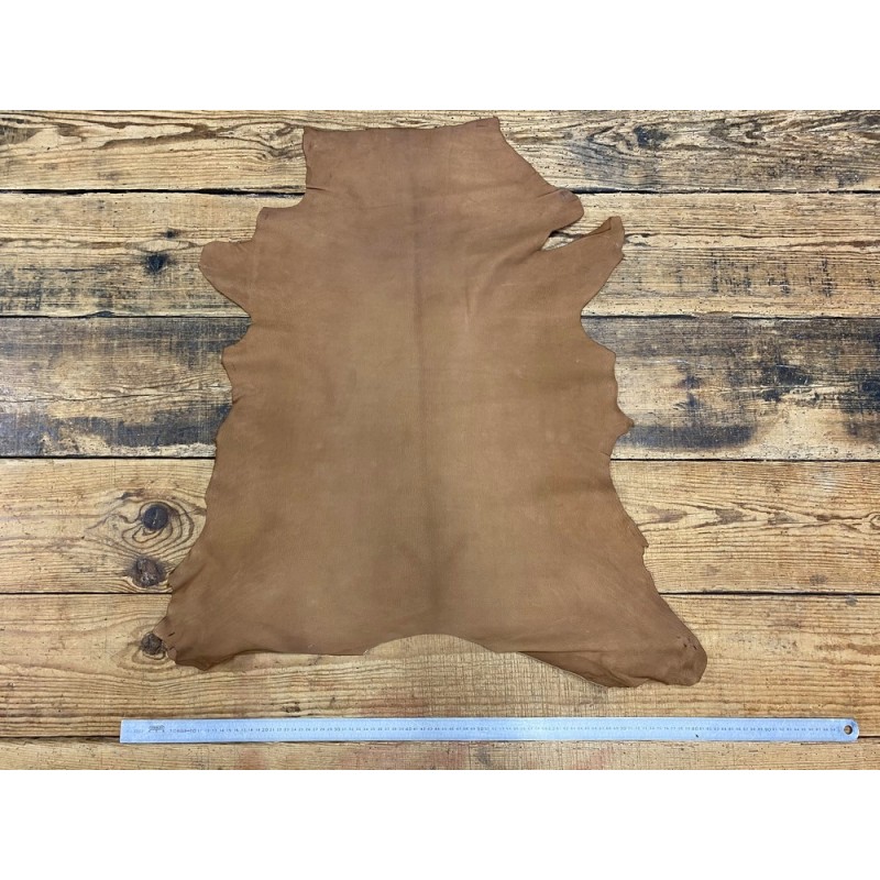 Peau de cuir de chèvre nubuck cognac Cuir en Stock Peau de cuir de chèvre nubuck cognac Cuir en Stock