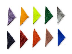 Lot surprise triangles en cuir 2x3 cm - Cuirenstock