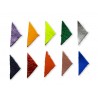 Lot surprise triangles en cuir 2x3 cm - Cuirenstock