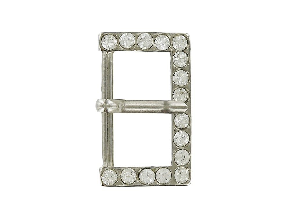 Ceinture Chaîne Métal Grise Avec Boucle Strass - Occasion, Taille Unique, Style Tendance